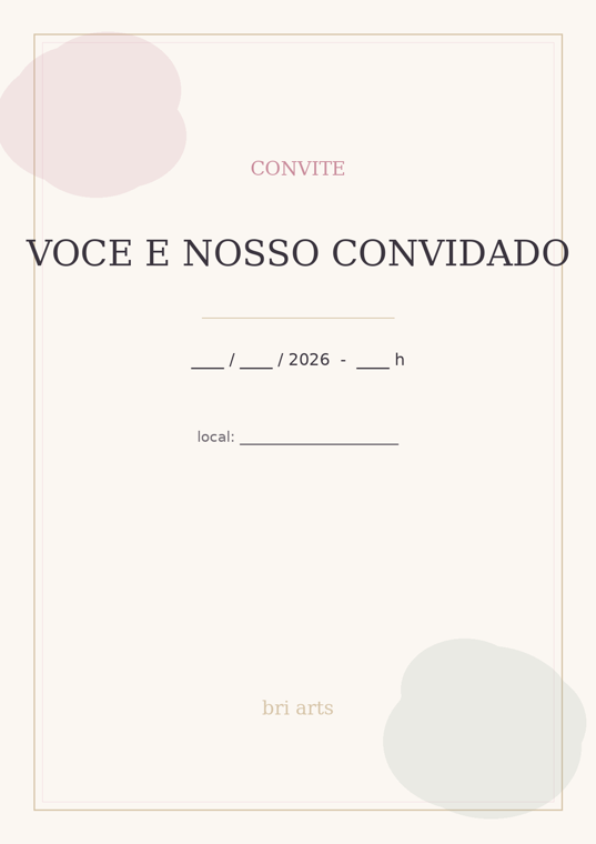 Previa de Kit Convite Minimalista